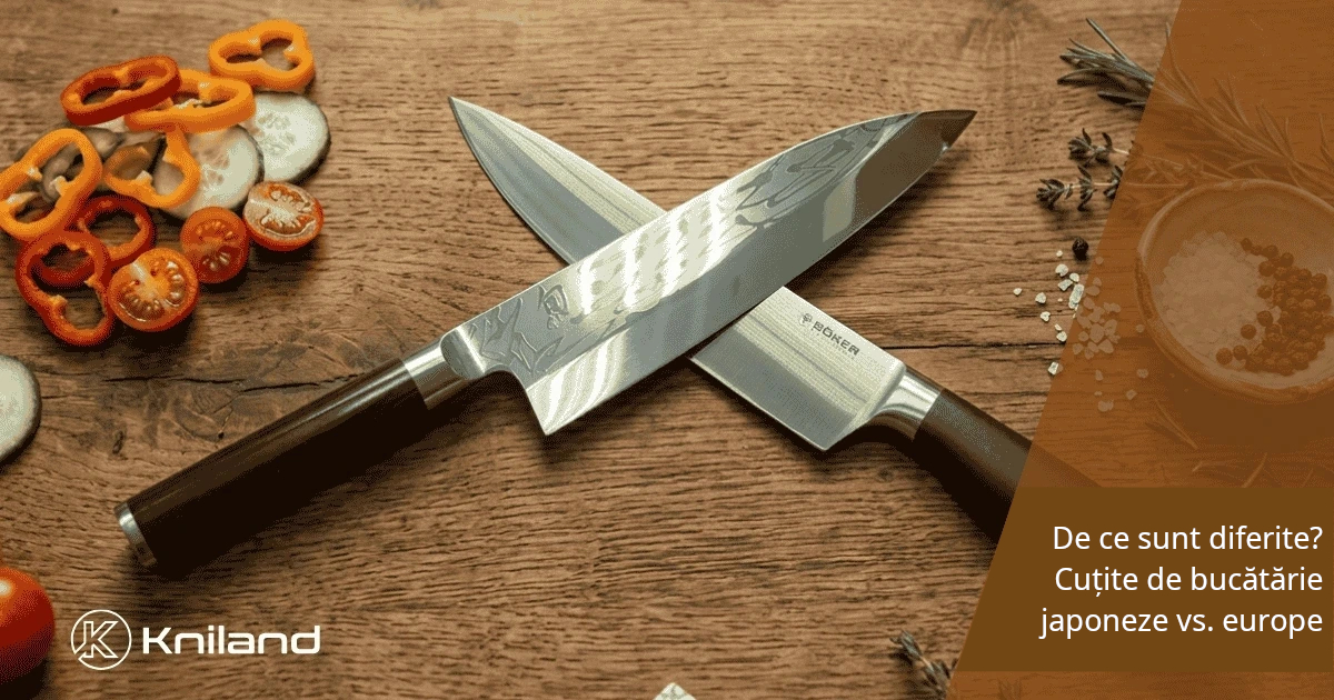 În ce fel se deosebesc cuțitele japoneze de cele europene?